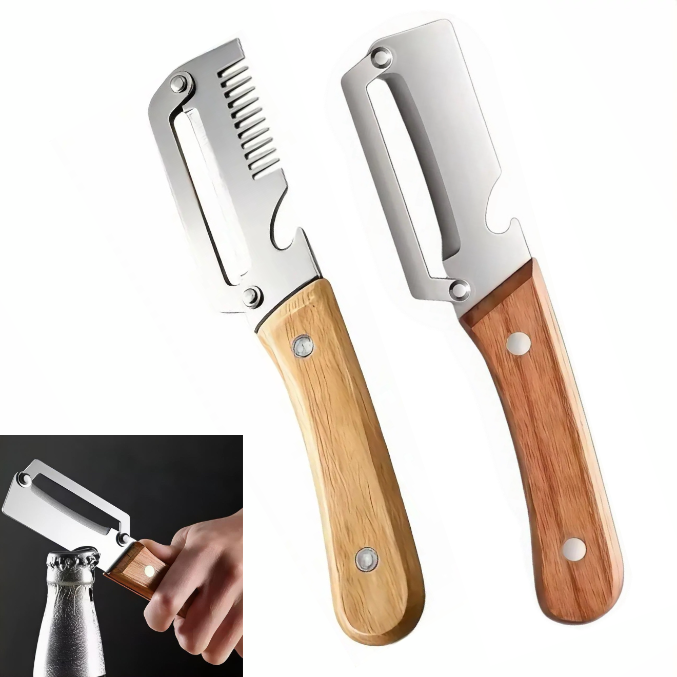 HOY por el precio de 1 te llevarás el set de 2 cuchillos por: